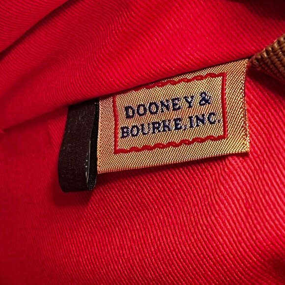 Dooney & Bourke Top Zip Cobalt Blue Satchel Purse Pebbled Grain Leather Bag - Picture 8 of 14